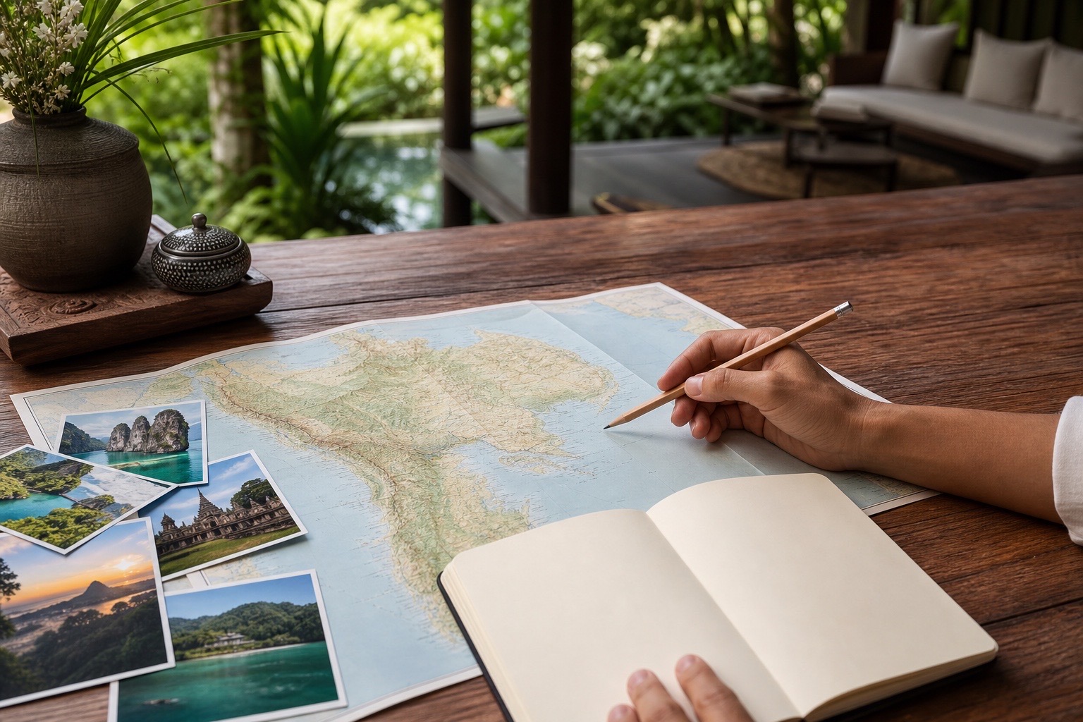 Creación de una ruta personalizada por Tailandia